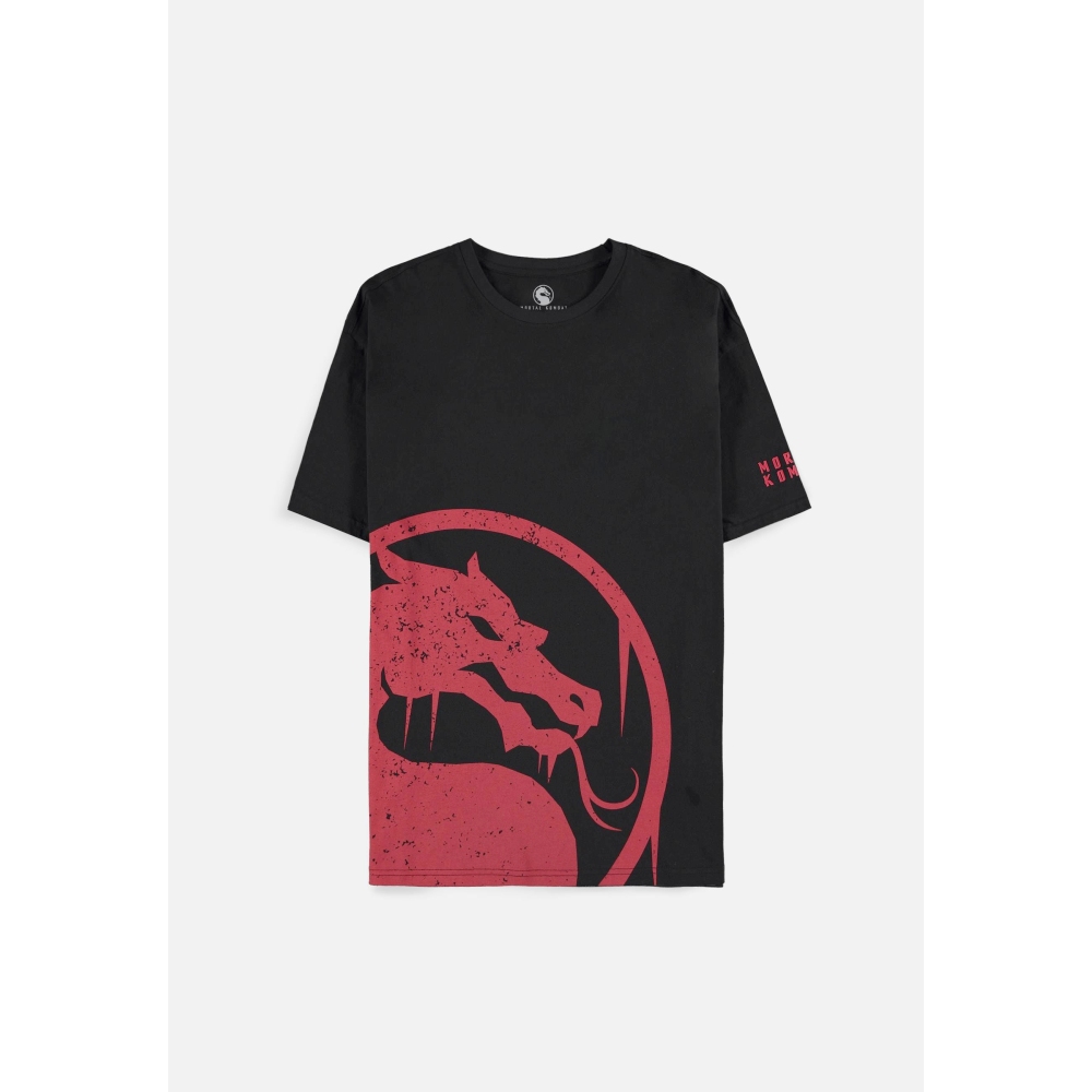 Mortal Kombat - Dragon Logo Herren TShirt - Schwarz